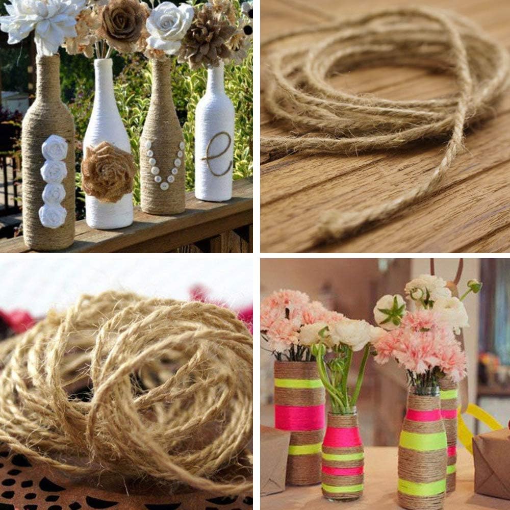 3Ply Natural Jute Twine, 1312 FT Total