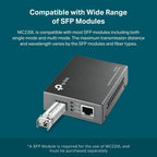 Omada Gigabit SFP to RJ45 Media Converter(MC220L)
