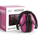 34dB NRR Ear Protection, Noise Reduction Ear Muffs - Pink