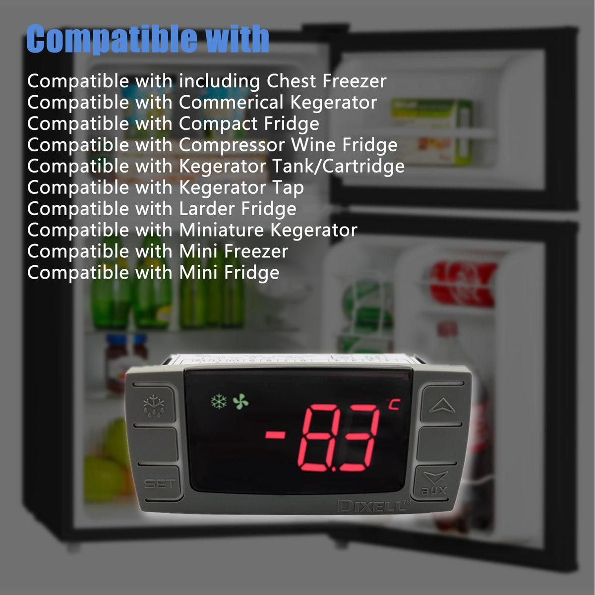 XR03CX-4N0F1 for Dixell Temperature Controller 120V