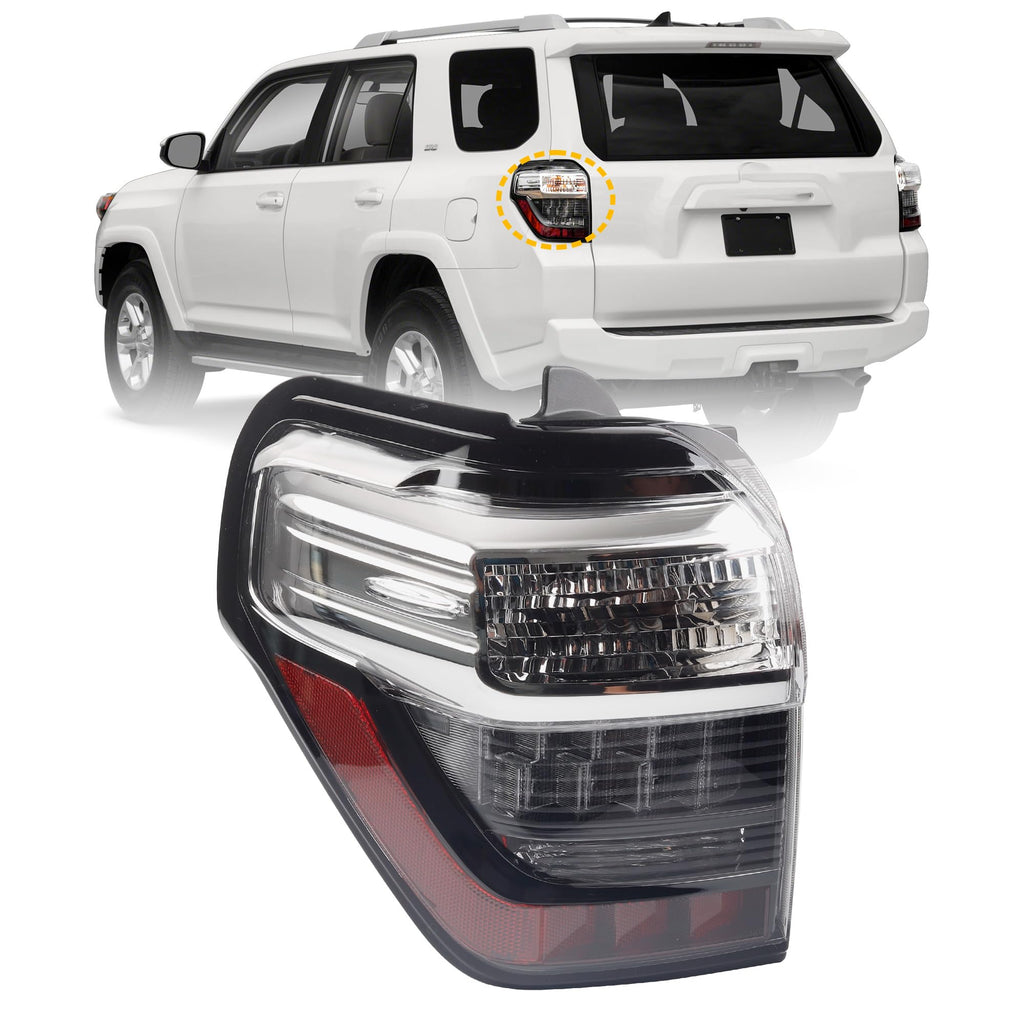 Left Side Tail Light Compatible with 2014-2024 Toyota 4Runner