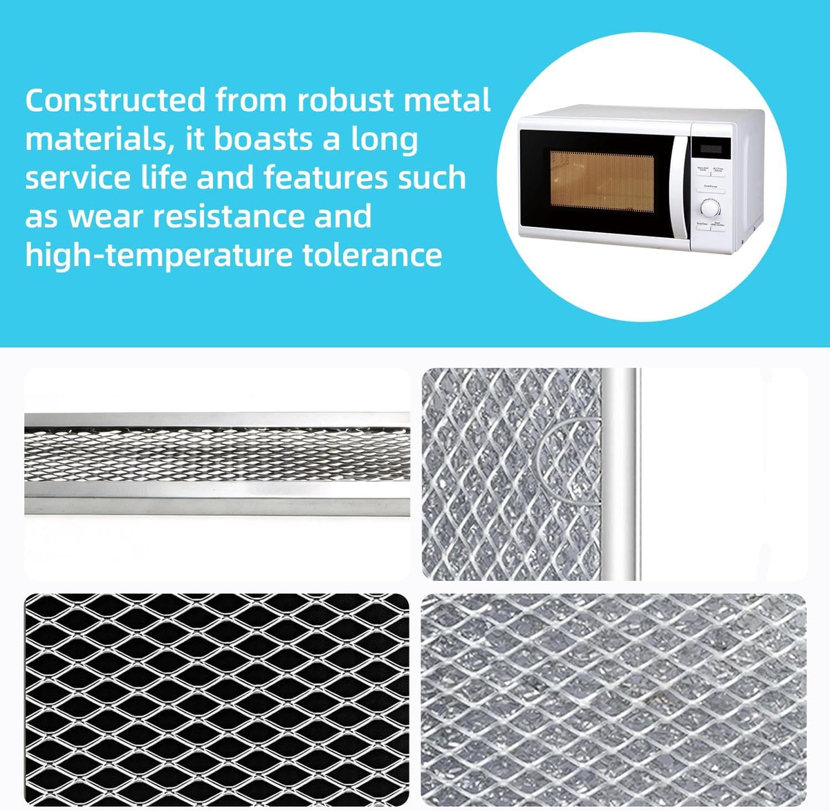 3Pcs Microwave Grease Charcoal Filter Set Compatible with GE PVM9179DF2WW PVM9179DF3WW PVM9179SR1SS PVM9179DK5WW PVM9179ER1ES PVM9179DK6WW