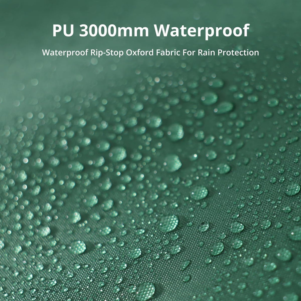 Camping Tarp,3000mm Waterproof & UPF 50+ Sun Protection Rain Fly Tarp - Lightweight Portable Camping Shelter with