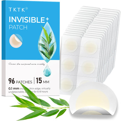 Pimple Patches, 15mm Invisible Acne Cover for Face with Salicylic Acid