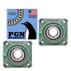PGN UCF206-20 (2 Pack) Square Flange Bearing 1-1/4" Bore