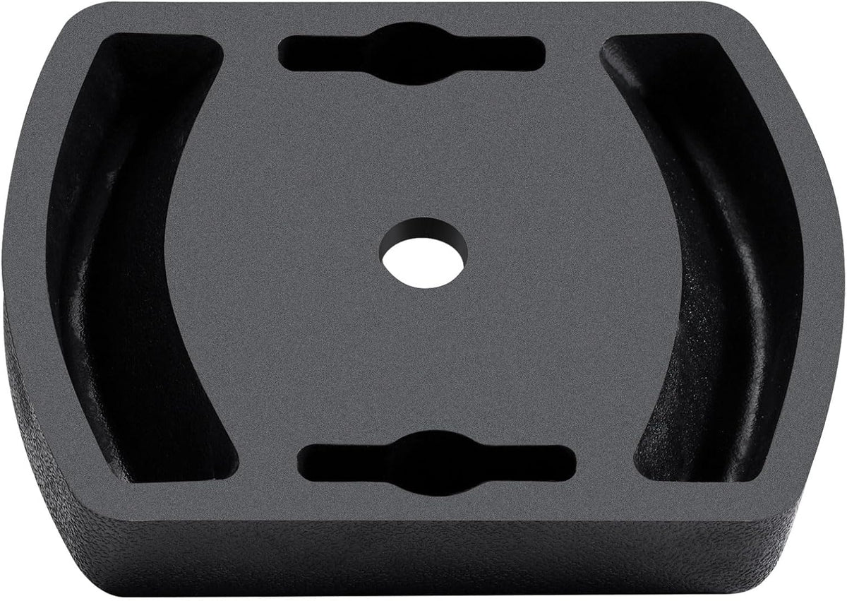 Jack Wheel Chock, Reinforced Rubber Jack Caster Wheel Dock for Caravans and Trailers