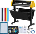 Vinyl Cutter Machine, 34 in / 870 mm Max Paper Feed Cutting Plotter, Automatic Camera Contour Cutting LCD Screen