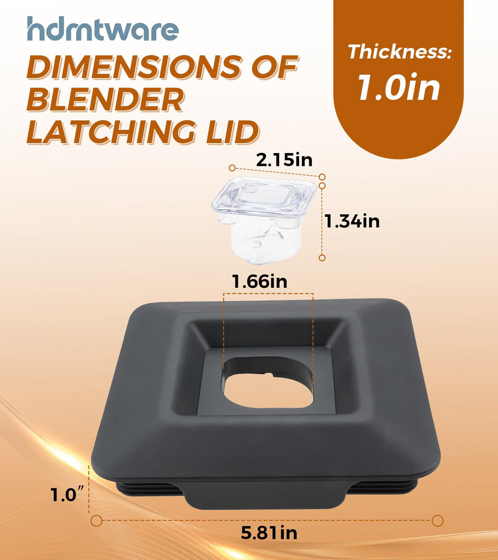 Blender Latching Lid Replacement for Blendtec Commercial 40-310