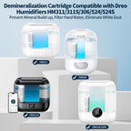 4-Pack Humidifier Demineralization Cartridge Compatible with Dreo Humidifiers