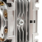 Worm Gear Reducer Motor with Speed Controller 1:50 Reduction, AC 110V 370W Reduction Ratio Gear Motor, Adjustable Variable Speed High Torque Reducer Motor 27 RPM