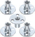 M METERXITY 5-Pack M12x25mm T-Nuts Zinc Plated Carbon Steel Tee Nut Silver