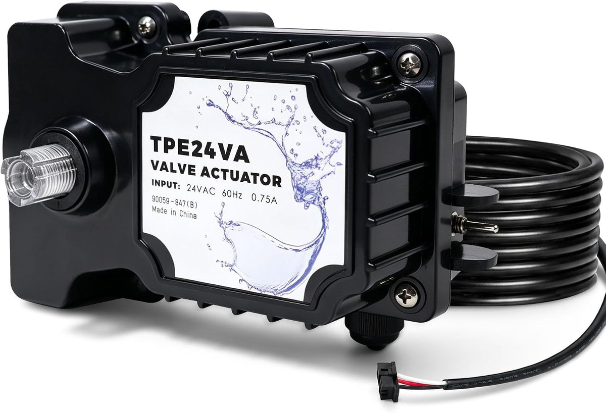 TPE24V Pool Valve Actuator Replacement for 24VAC, 2-Way & 3-Way Valves