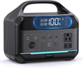 Portable Power Station 300W, 192Wh LiFePO4 Battery, Solar Generator with 110V AC Outlet & 8 Ports,Battery Backup for