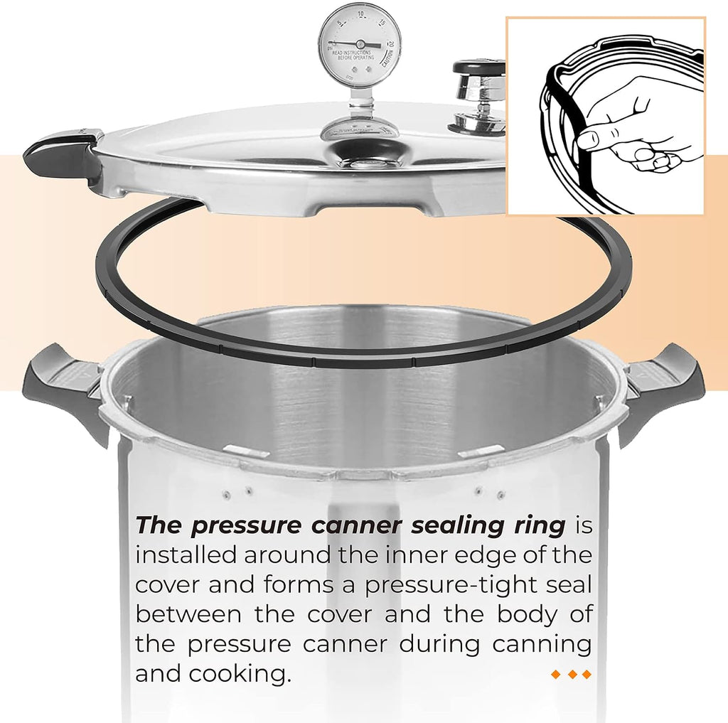 09985 Pressure Canner Sealing Ring for Presto 16 18 23 Quart