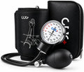 Manual Blood Pressure Cuff, Accurate Measurement (Black) | 9–17 inch D-Ring Arm Cuff, Carrying Case Included
