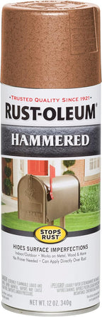 Stops Rust Hammered Spray Paint, Copper