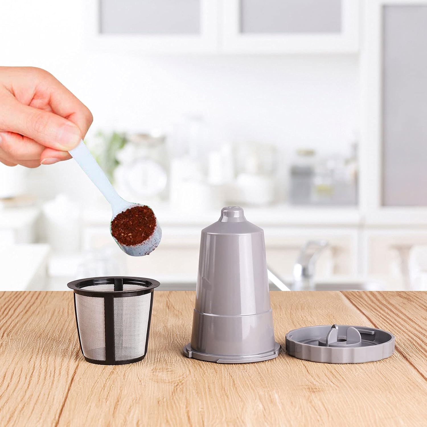 for Keurig My K-Cup Reusable Coffee Filter, Brew Coffee or Tea, Fits K10 K15 K40/45 K55 K60/65 K70/75/79 Series with