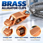 2-Pack 3ft Flexible Bonding Wire with Alligator Clips