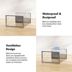 Shoe Storage Box, 15 Pack Clear Plastic Stackable Organizer for Closet, Interlocking Design Shoes Container Bins for