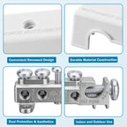 GB5-1 4-1/2 Inch Intersystem Grounding Bridge with White Plastic Cover