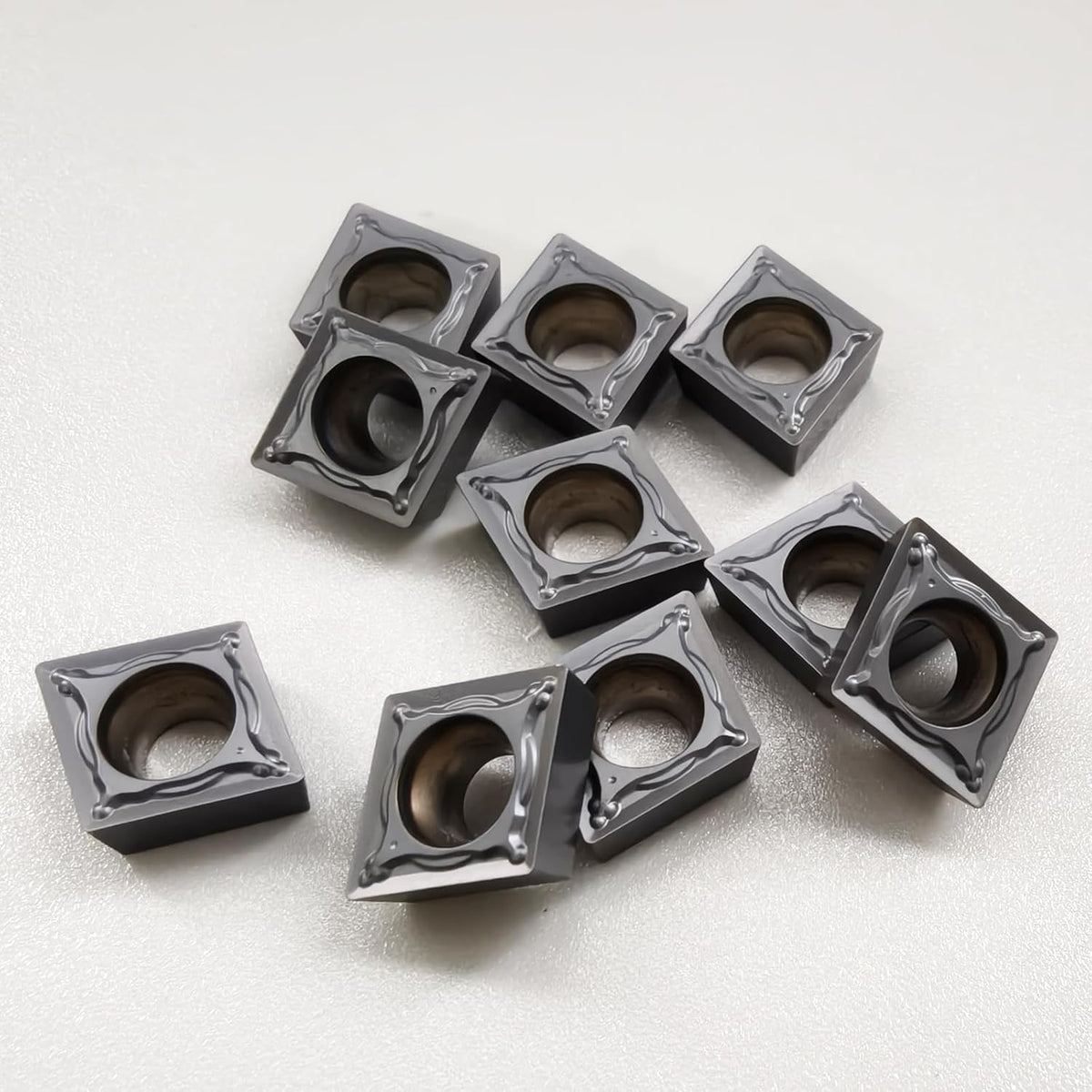 20pcs CCMT32.51 CCMT09T304 Lathe Turning Inserts for Stainless SteelCR6011