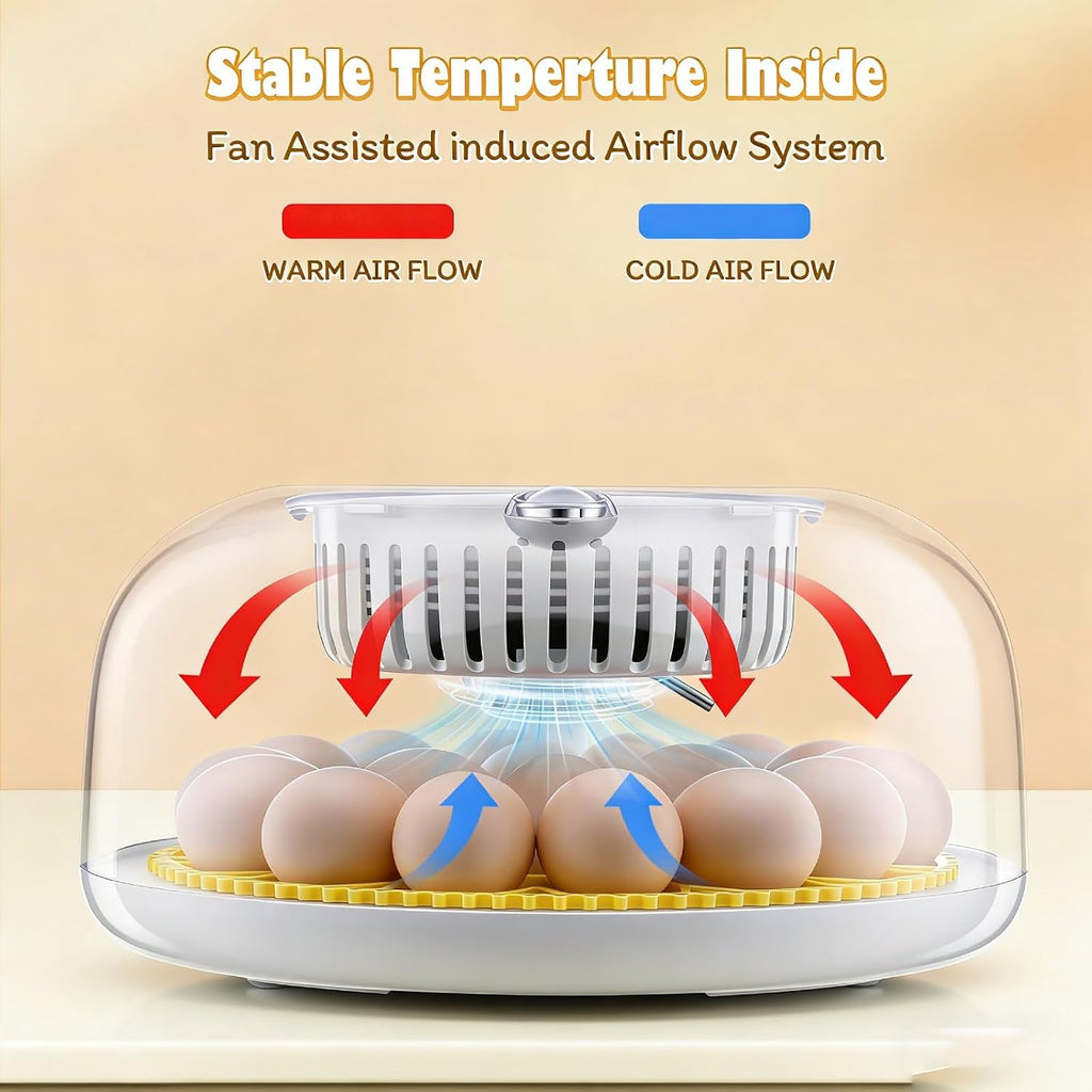 18 Egg Incubator for Hatching Eggs with Automatic Egg Turning