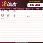 Metrix Premium Chassis Parts Left Axle Support Bushing Fits Dodge Colt