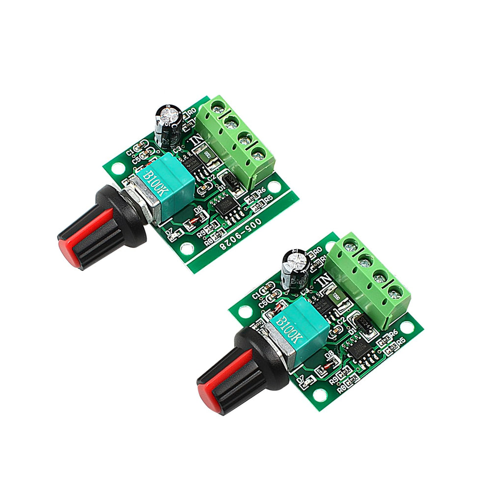 2Pack PWM Speed Controller Adjustable Driver Switch Low Voltage DC
