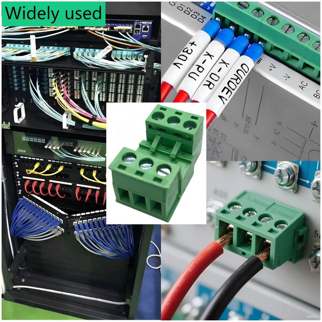 17pcs 5.08mm PCB Pluggable Screw Terminal Block Connector Kit 2/3/4 Pin