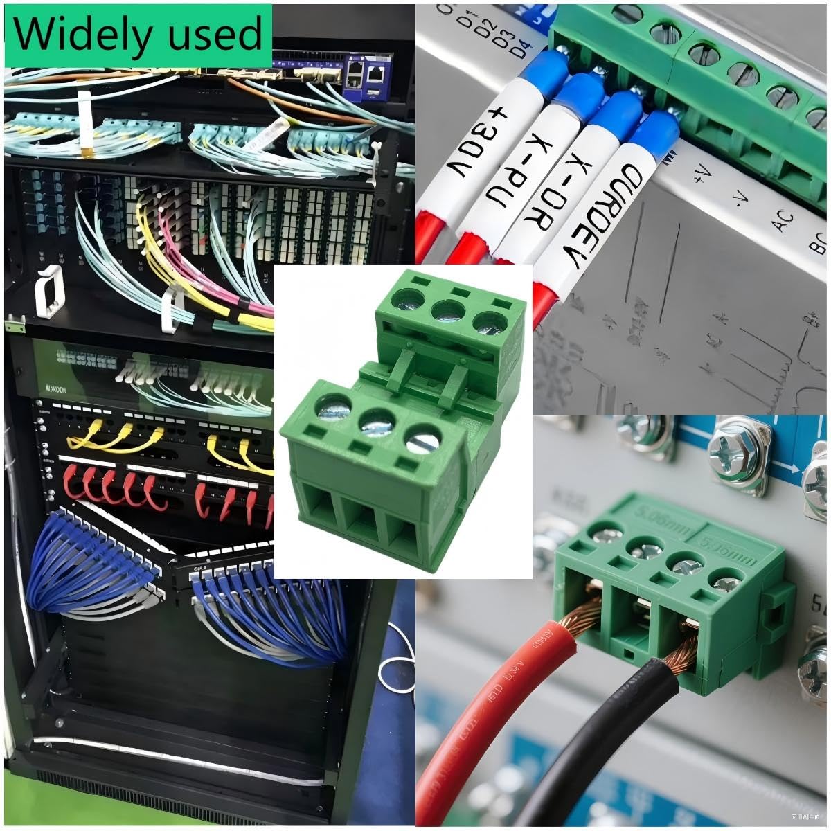 17pcs 5.08mm PCB Pluggable Screw Terminal Block Connector Kit 2/3/4 Pin