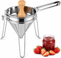 Chinois Strainer Set with Stand & Pestle, China Cap Strainer for Sauces