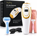 IPL Hair Removal Device for At Home Use - Permanent Hair Reduction for Women and Men with Dynamic Cooling Function