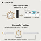 16mm Quick Release Leather Watch Band