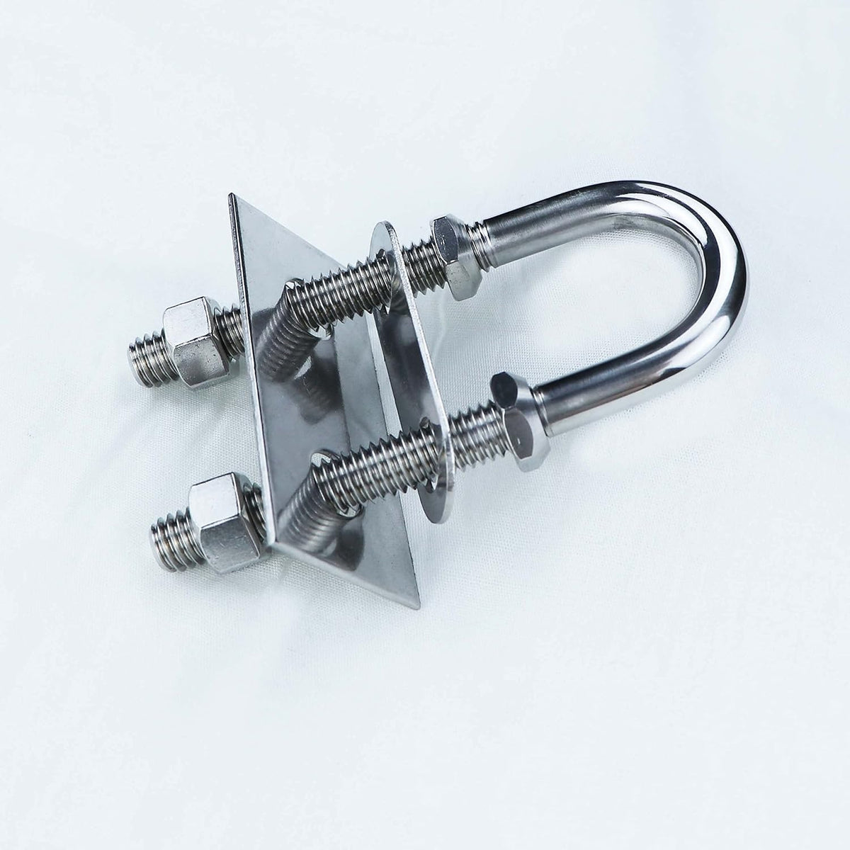 4 Inch Stainless Steel Marine Boat Stern Bow Eye Tie Down U Bolt (2PCS)