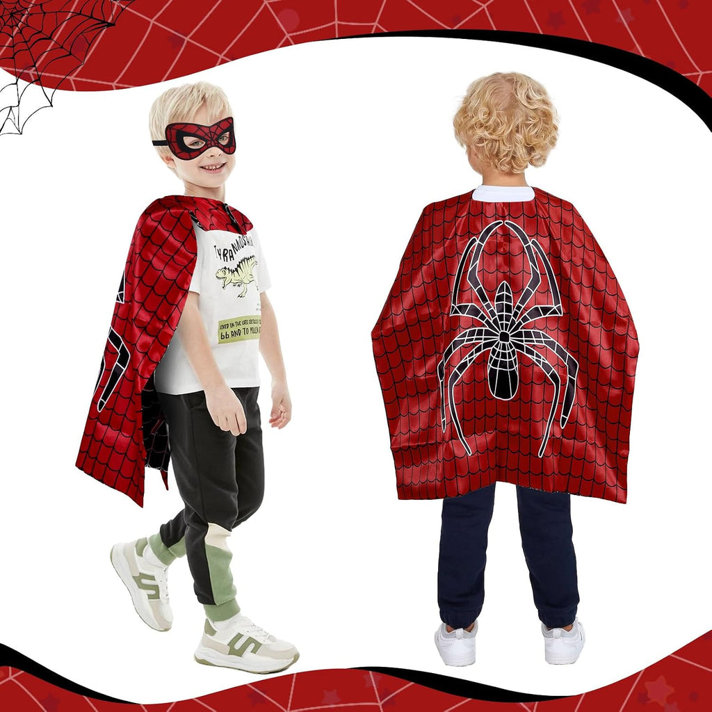 Superhero Capes for Kids,Hero Capes and Masks Fit for 4-12years old boy and girls Dress up and Holiday Costumes.