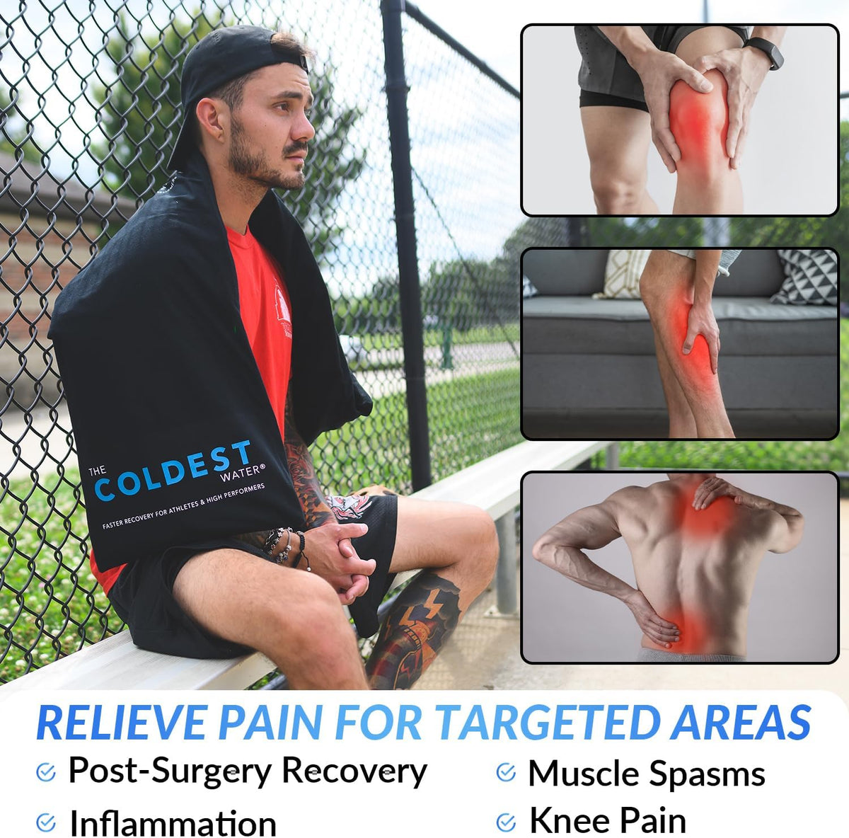 Coldest Extra Large Ice Pack for Back and Full Body - Cold Compress for Pain Relief, Ice Blanket for Sleeping or Ice