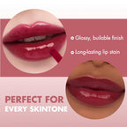 Juicy Lasting Tint | Glossy Lip Tint | Plum Coke V1 | 0.19oz