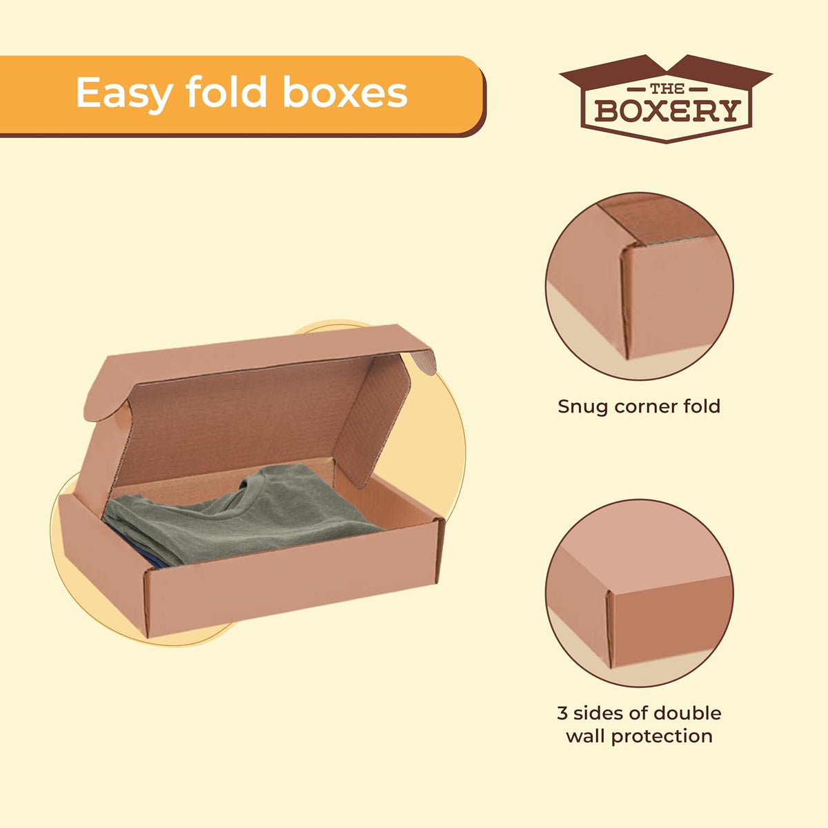 21 7/8 x 10 x 2 Inch-50-Pack, Kraft/Brown Corrugated Shipping Box Mailers, Sturdy Shipping Boxes, Professional
