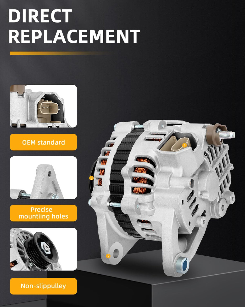 OCPTY Alternator for Mitsubishi for Lancer 2005-2007