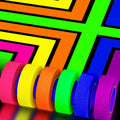 6 Rolls (0.6 in x 33 Ft) Neon Gaffer Cloth Tape for Halloween Decor