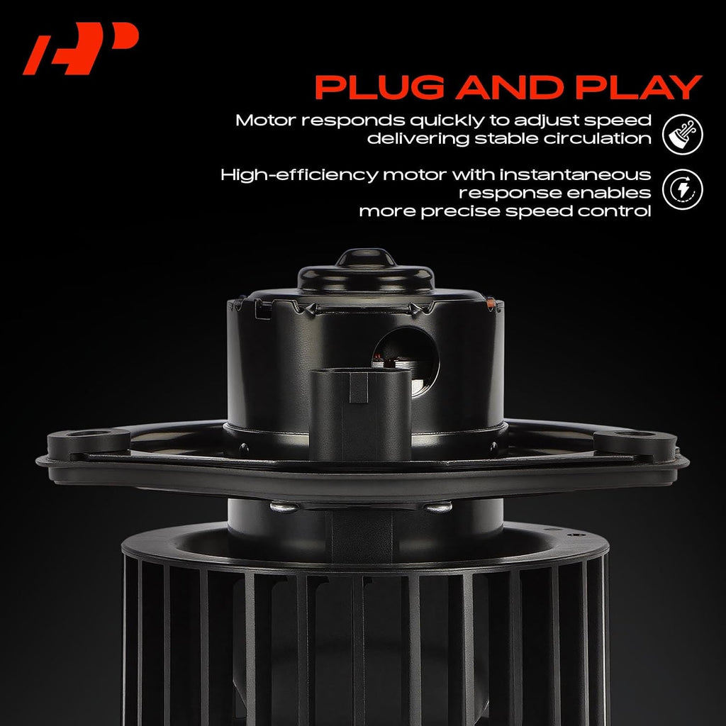 A-Premium Front HVAC Heater Blower Motor with Fan Cage