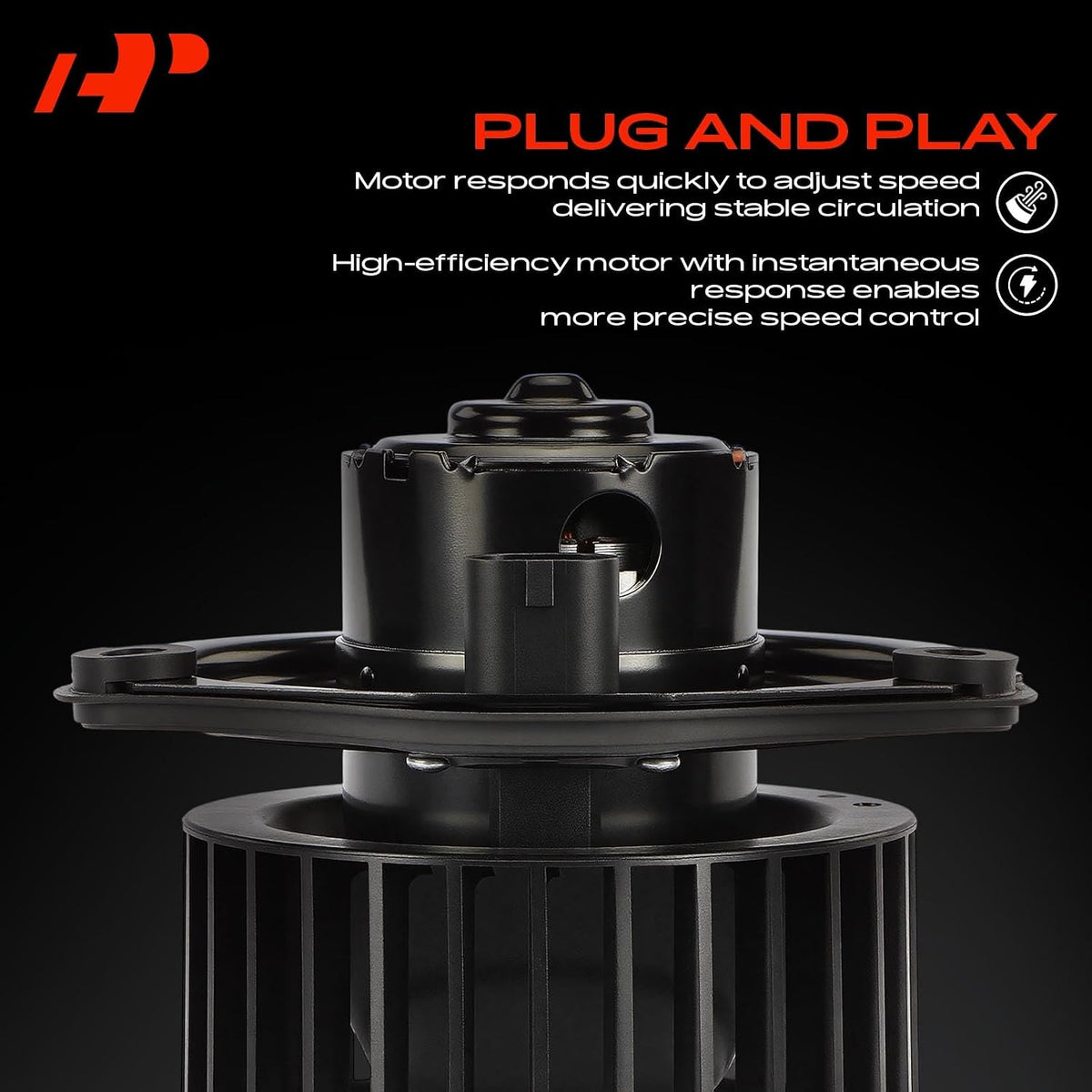 A-Premium Front HVAC Heater Blower Motor with Fan Cage