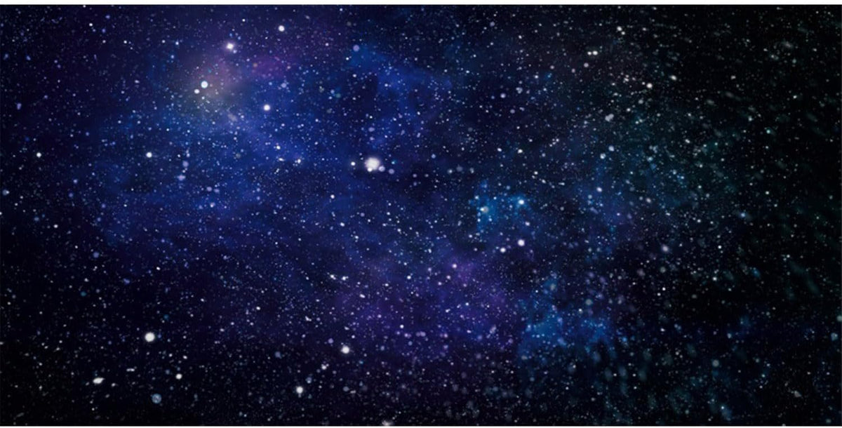 36x24 inches Galaxy Aquarium Backdrop Blue Starry Sky Fish Tank Background