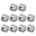 uxcell 10pcs Set Screw Collars 12mm Bore Shaft Collars, 18mm OD, 12mm Width, Landing Gear Stopper Wheel Collar