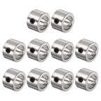 uxcell 10pcs Set Screw Collars 12mm Bore Shaft Collars, 18mm OD, 12mm Width, Landing Gear Stopper Wheel Collar