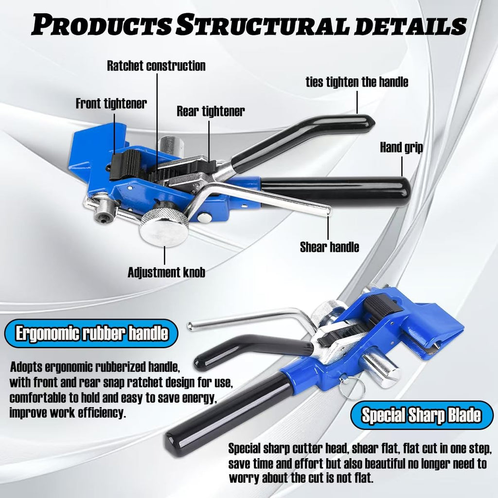 Banding Strapping Kit 304 Stainless Steel Strip Tensioner Tool