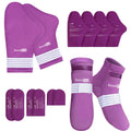 Cold Socks & Hands Ice Pack for Chemo Must Haves, Purple, S/M