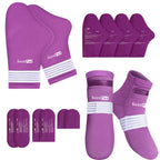 Cold Socks & Hands Ice Pack for Chemo Must Haves, Purple, S/M