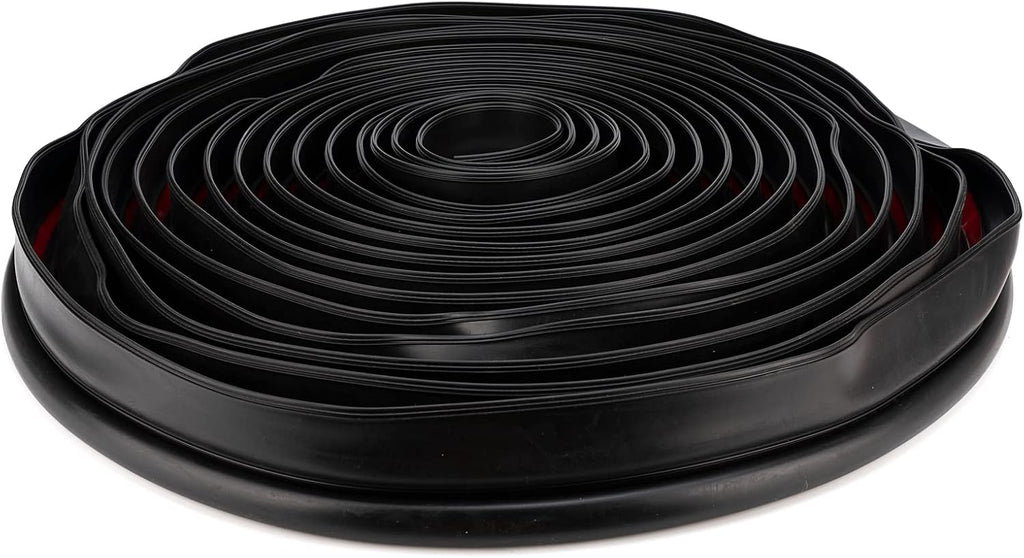 RV Slide Out Rubber Seal,RV Seal 2" Wiper Seal Base with 1" EKD D Bulb Seal (18 Feet)