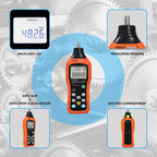 Protmex PT6208A Digital Contact Tachometer - 50-19999RPM Speed Meter